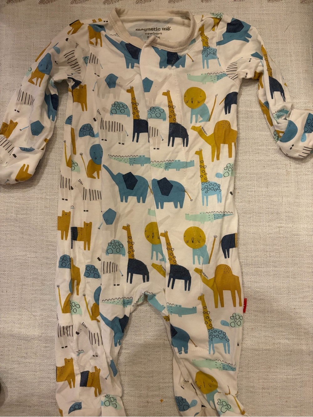 Magnetic Me Footie with Cute Animal Print